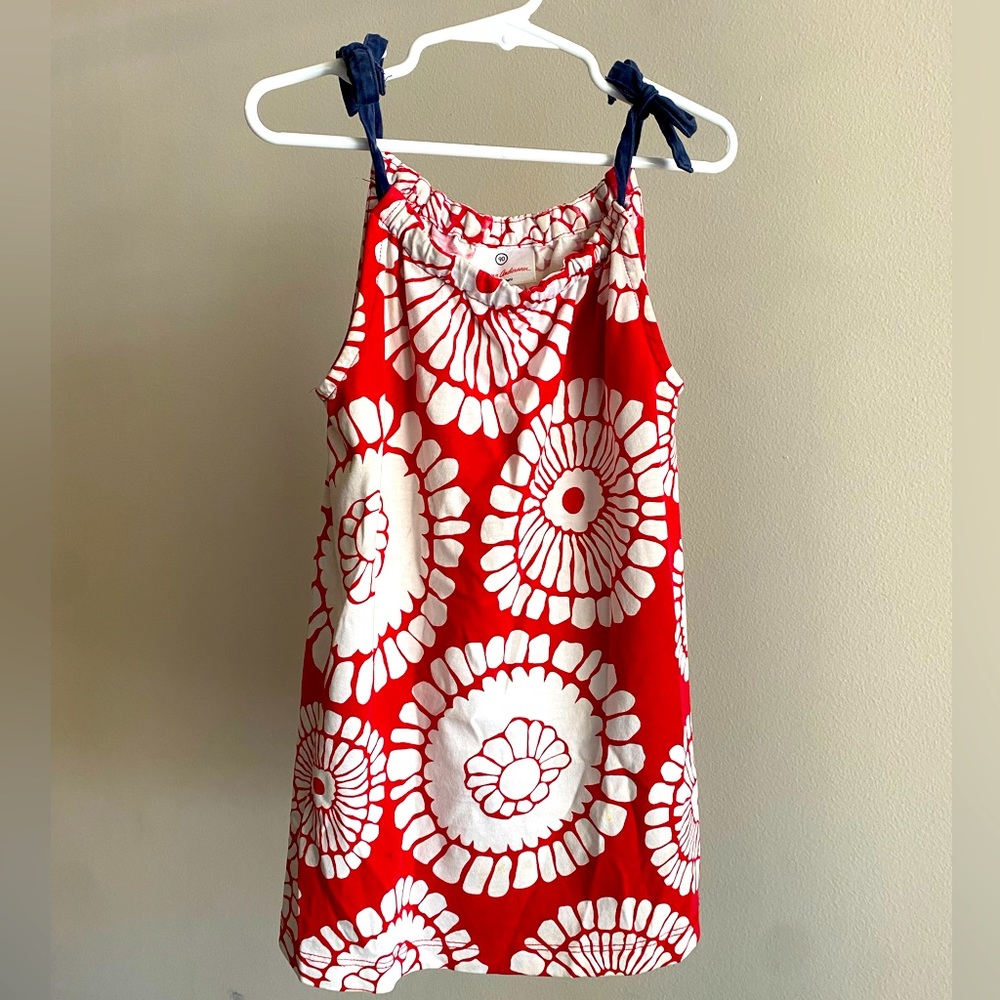 Hanna Anderson Red White and Blue Pillowcase dress
